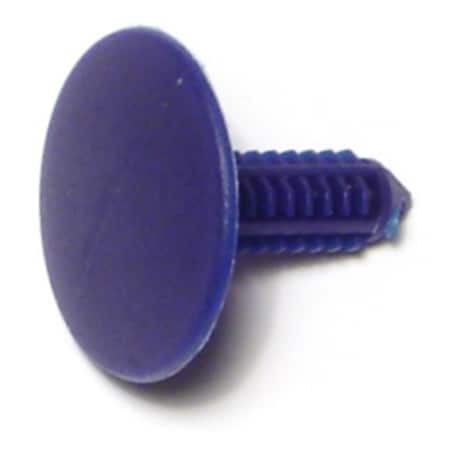 Midwest Fastener 13/64" x 0.7" Blue Plastic Flex Retainers 15PK 69181